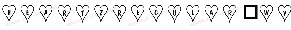 HeartzRegular-wVZ6字体转换