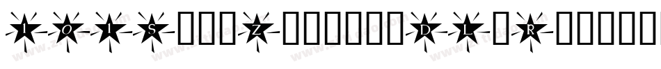 101StarZapped-DLqR字体转换