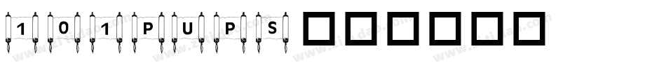 101PUPS字体转换