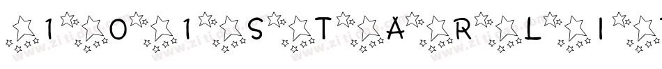 101StarLitNght-xLBq字体转换