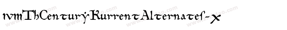 18ThCenturyKurrentAlternates-0dA4字体转换