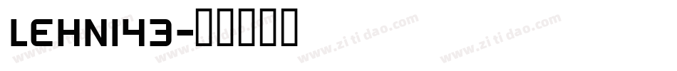 LEHN143字体转换