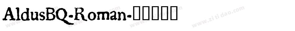 AldusBQ-Roman字体转换