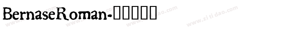 BernaseRoman字体转换