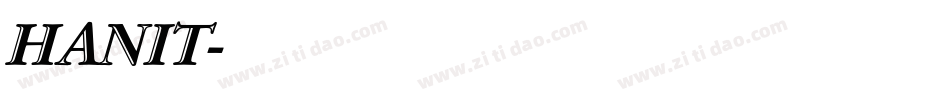 HANIT字体转换
