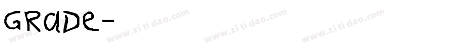 Grade字体转换