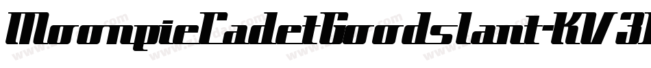 MoonpieCadetGoodslant-KV3A字体转换