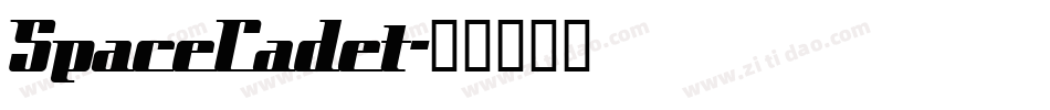 SpaceCadet字体转换