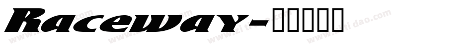Raceway字体转换