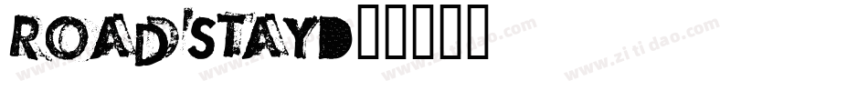 Roadstay字体转换