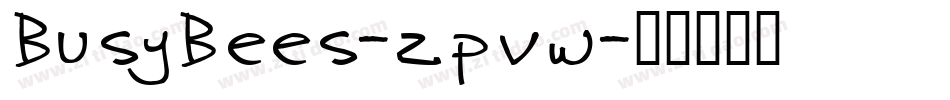 BusyBees-zpvw字体转换
