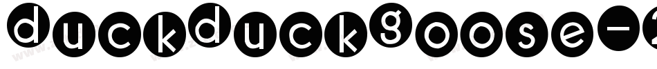 DuckDuckGoose-24yv字体转换