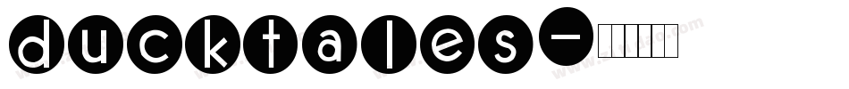 ducktales字体转换