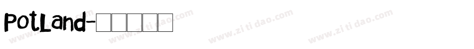 PotLand字体转换