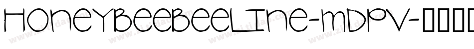 HoneybeeBeeline-mDPv字体转换