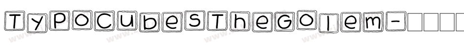 TypoCubesTheGolem字体转换
