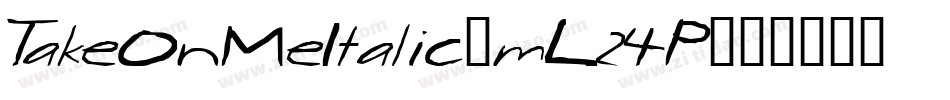 TakeOnMeItalic-mL24P字体转换