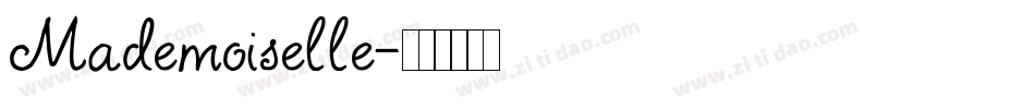 Mademoiselle字体转换