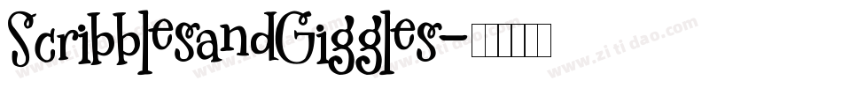 ScribblesandGiggles字体转换