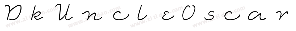 DkUncleOscarItalic-16ev字体转换