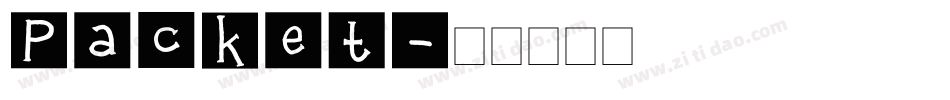 Packet字体转换