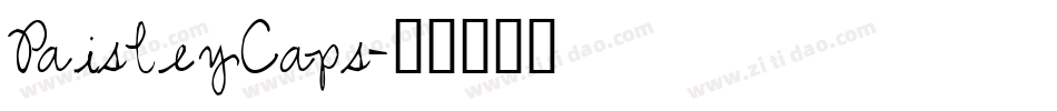 PaisleyCaps字体转换