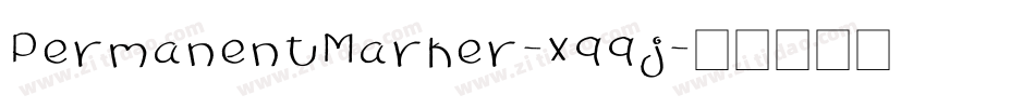 PermanentMarker-x99j字体转换