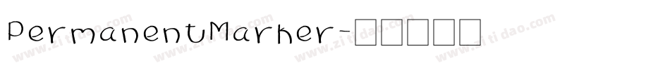 PermanentMarker字体转换