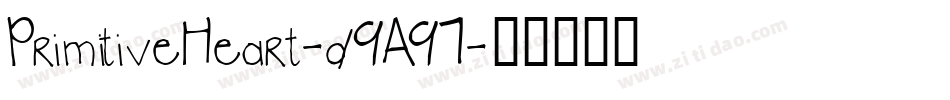 PrimitiveHeart-d9A97字体转换