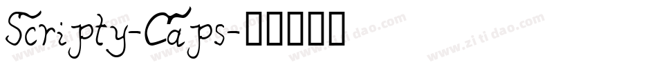 Scripty-Caps字体转换
