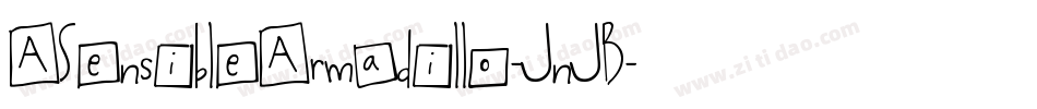 ASensibleArmadillo-JnJB字体转换