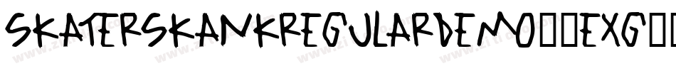 SkaterSkankRegularDemo-3ExG字体转换