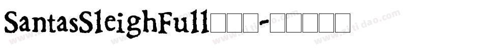 SantasSleighFull转换器字体转换