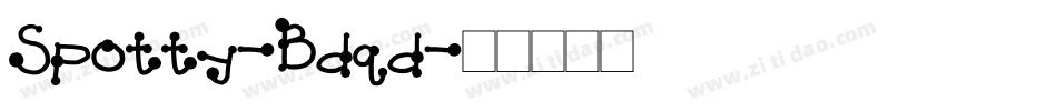Spotty-Bdqd字体转换
