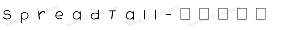 SpreadTall字体转换