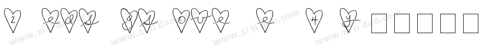 2PeasGgsLoveMe-V4Ly字体转换