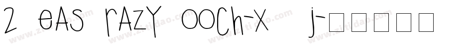 2PeasCrazyPooch-xRKj字体转换