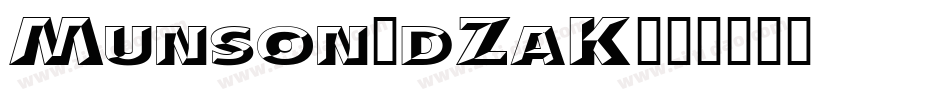 Munson-dZaK字体转换