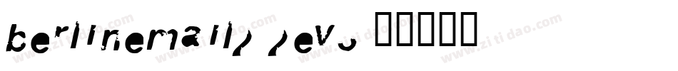 Berlinemail2-2ev3字体转换