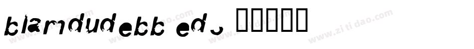 BlamdudeBb-ed3字体转换