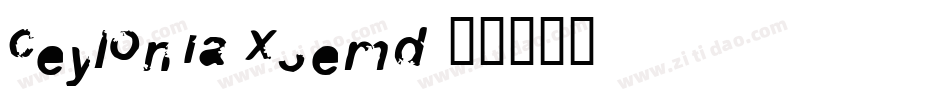Ceylonia-X3Emd字体转换