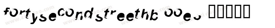 Fortysecondstreethb-OOE3字体转换