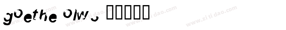 Goethe-OLW3字体转换