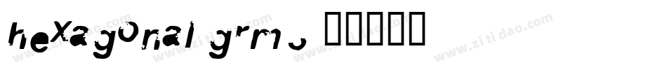 Hexagonal-grm3字体转换