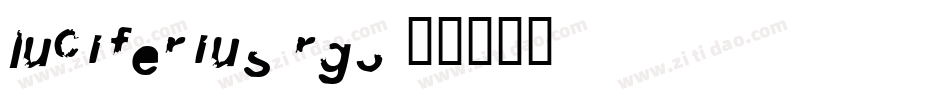 Luciferius-RG3字体转换
