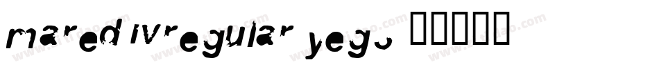 MaredivRegular-yeg3字体转换