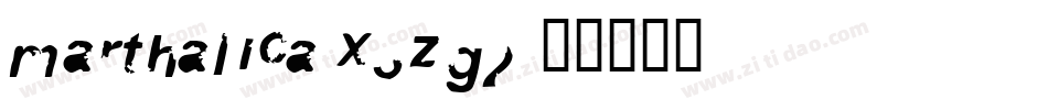 Marthalica-X3Zg2字体转换