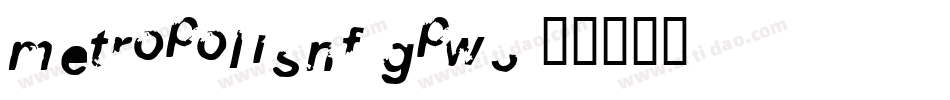 Metropolisnf-gpW3字体转换