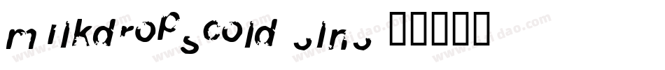 MilkdropsCold-3ln3字体转换