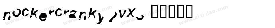 NockerCranky-2vx3字体转换